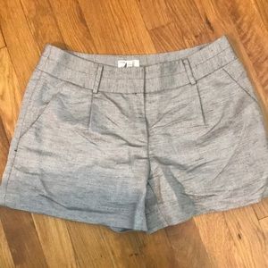 MILLY shorts — silver/black